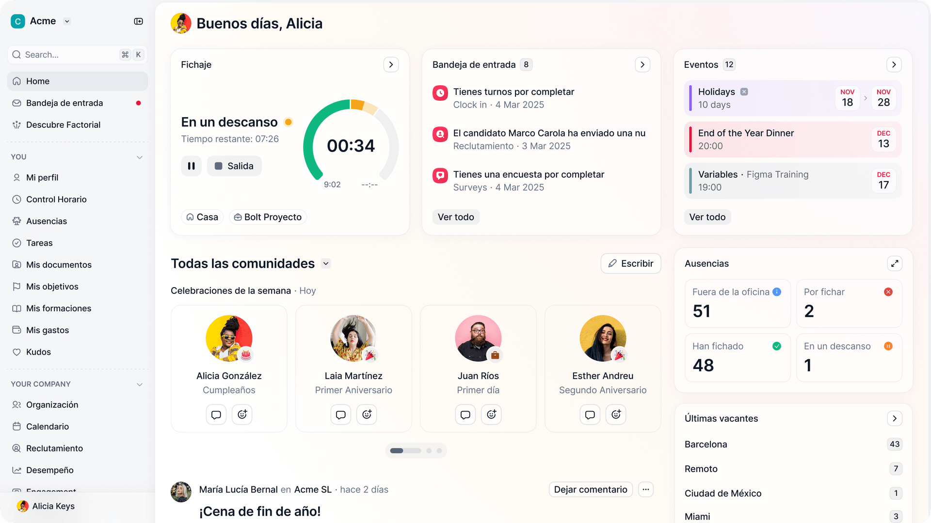 Explore the platform