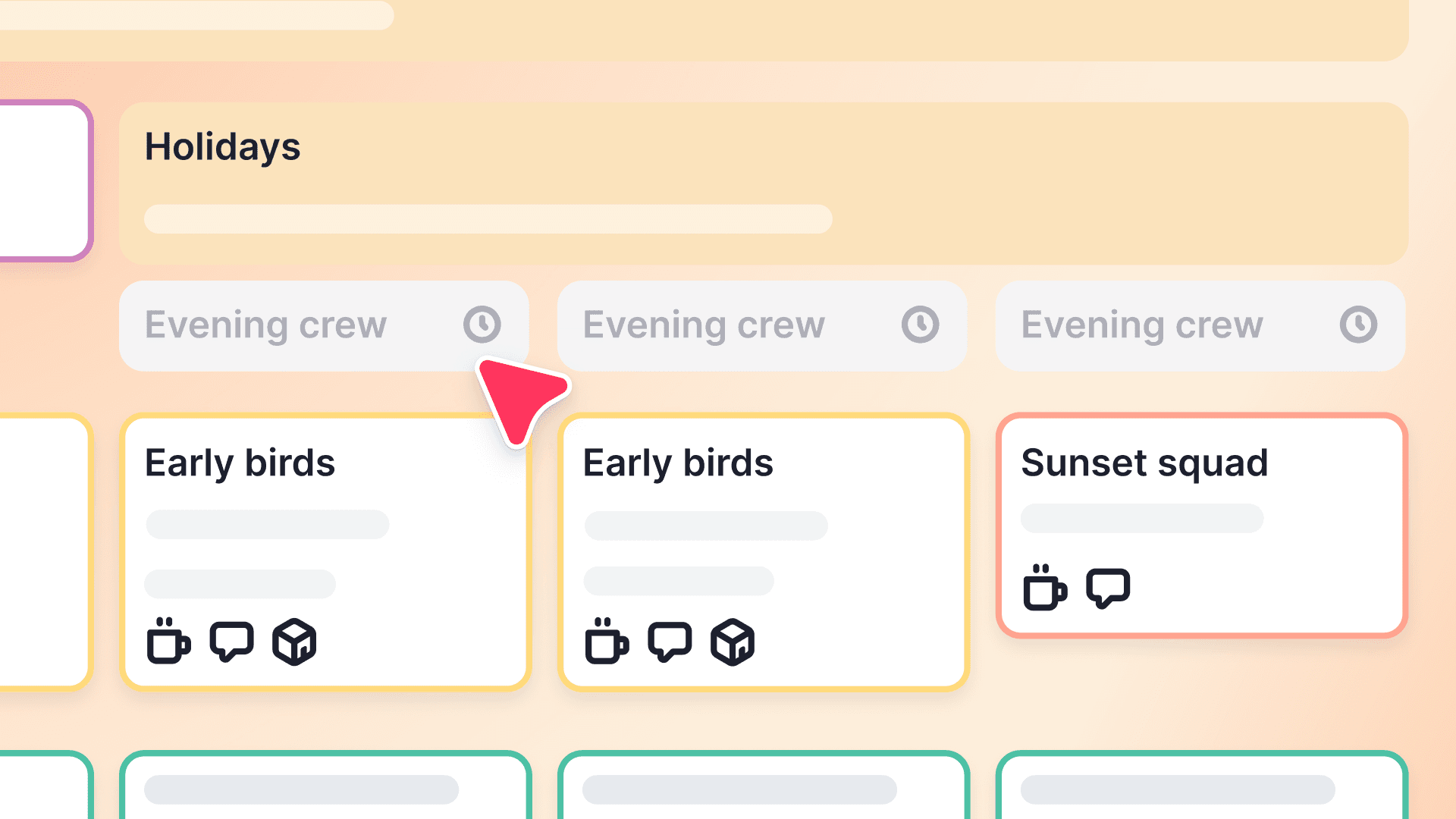 Try conflict-free shift scheduling
