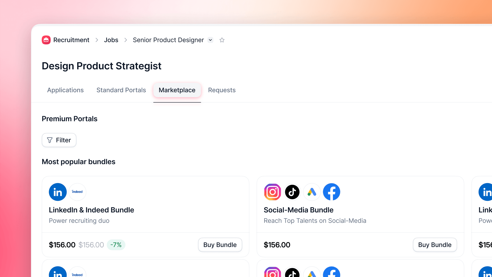 Reach more candidates with premium portals