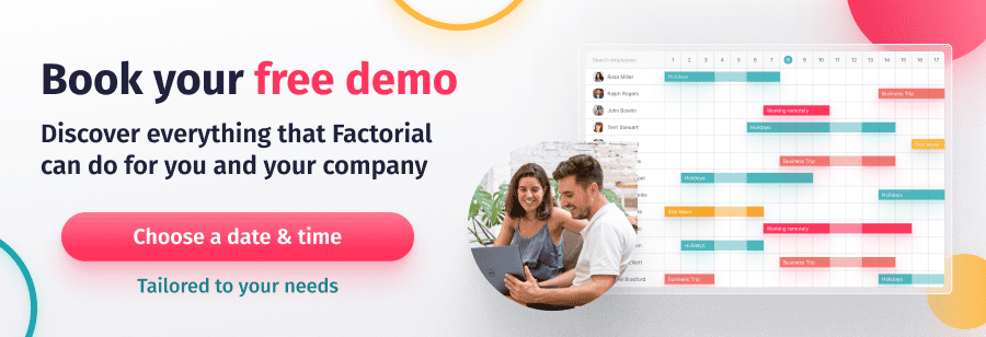 book a free demo with factorial hr