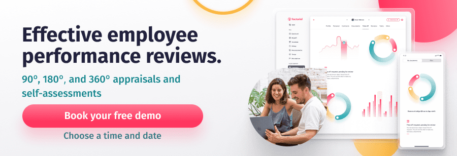 performance reviews with factorial hr software