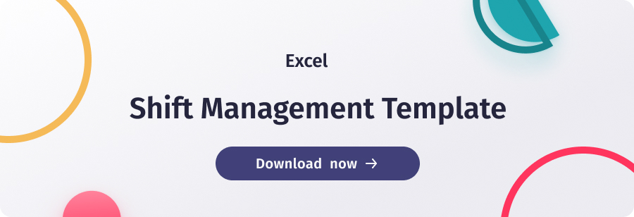 download shift management template 