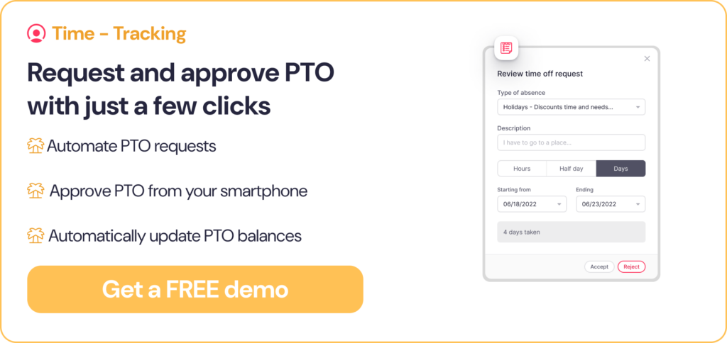 Simplify your PTO management workflow with Factorial