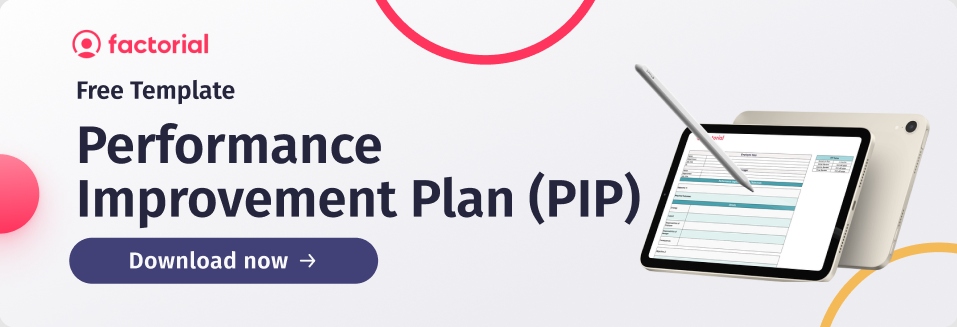 performance improvement plan template