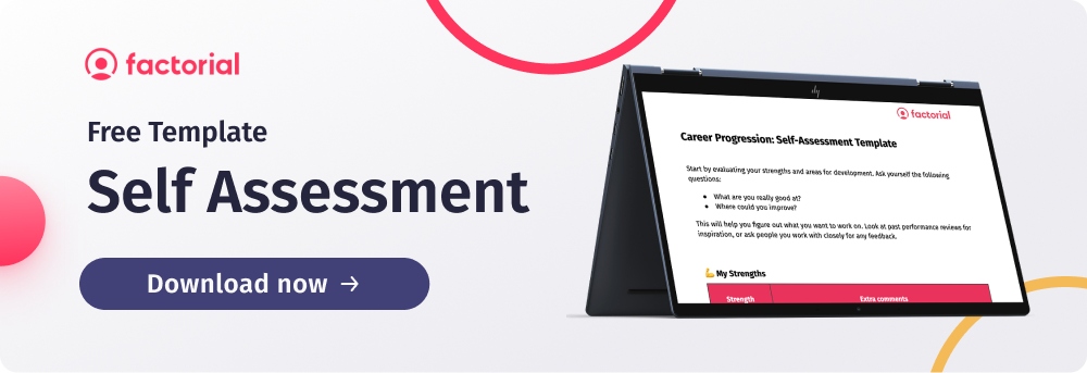 self assessment template free