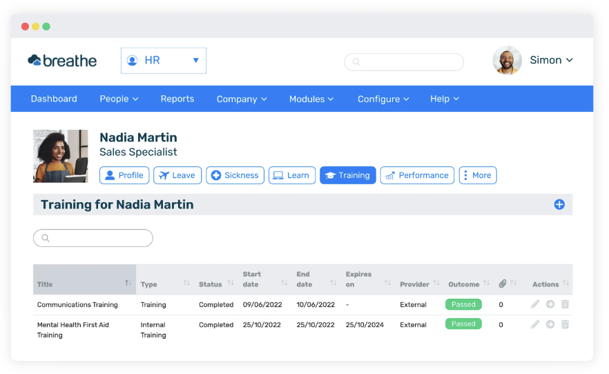 breathe hr performance 