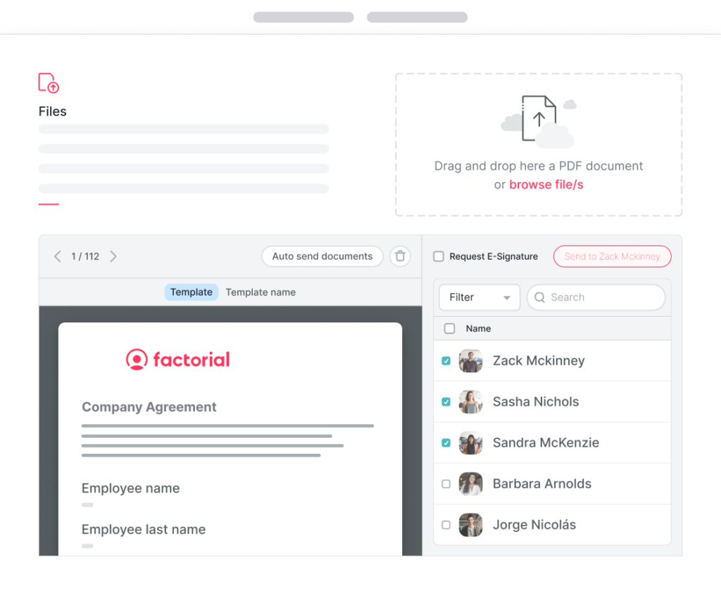 factorial electronic signature tool