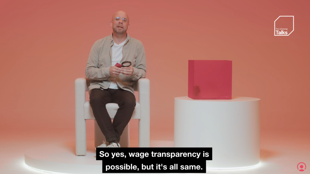 Factorial play interview that discusses pay transparency