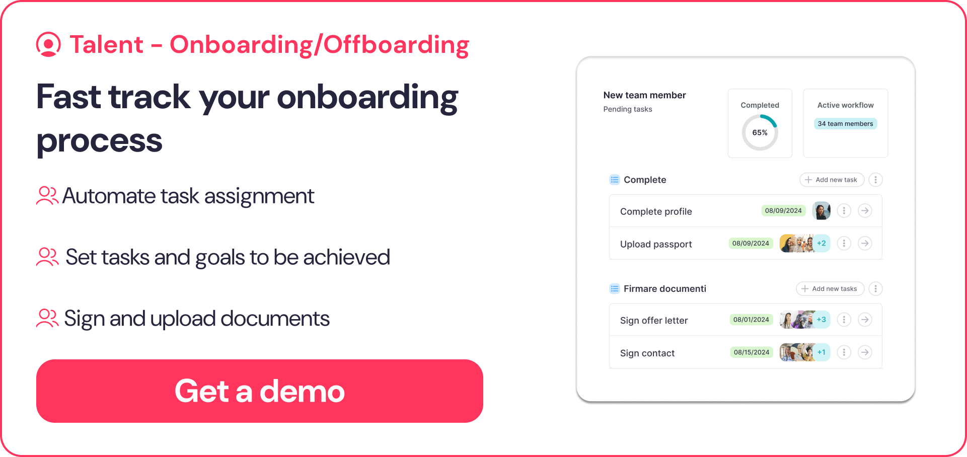 Factorial's onboarding software and benefits