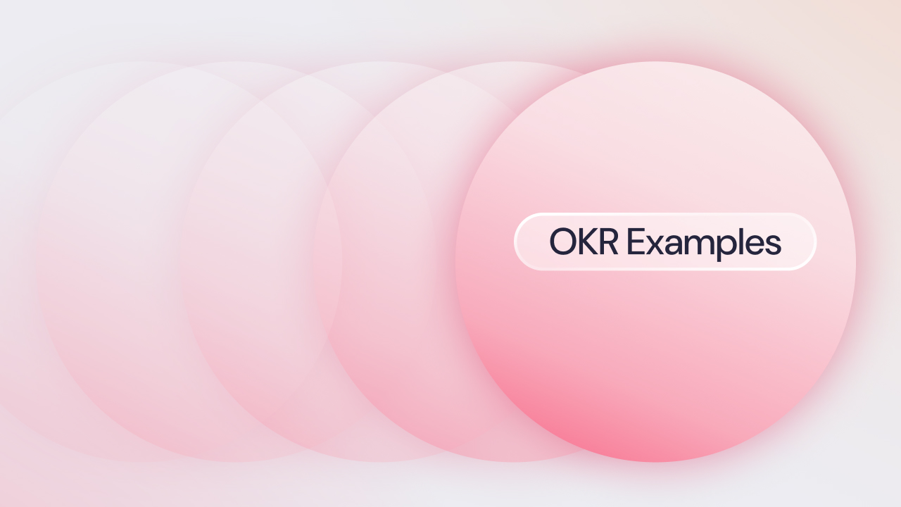 OKR examples to help get you started on setting goals for your team.