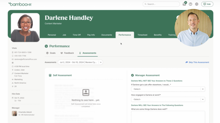 BambooHR is a great solution for UK hospitality employers looking for a performance management software