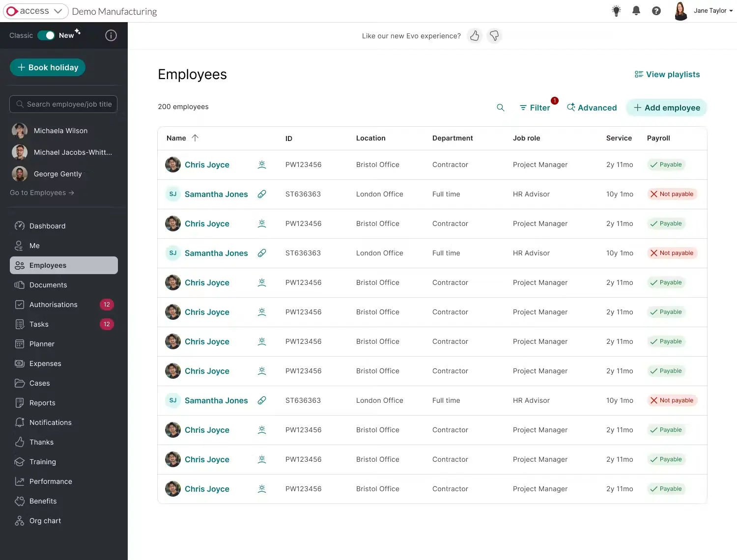 peoplehr software