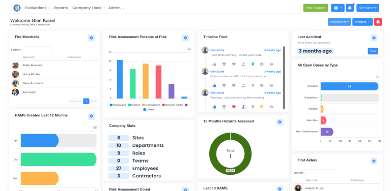 evalu 8 ehs health and safety software