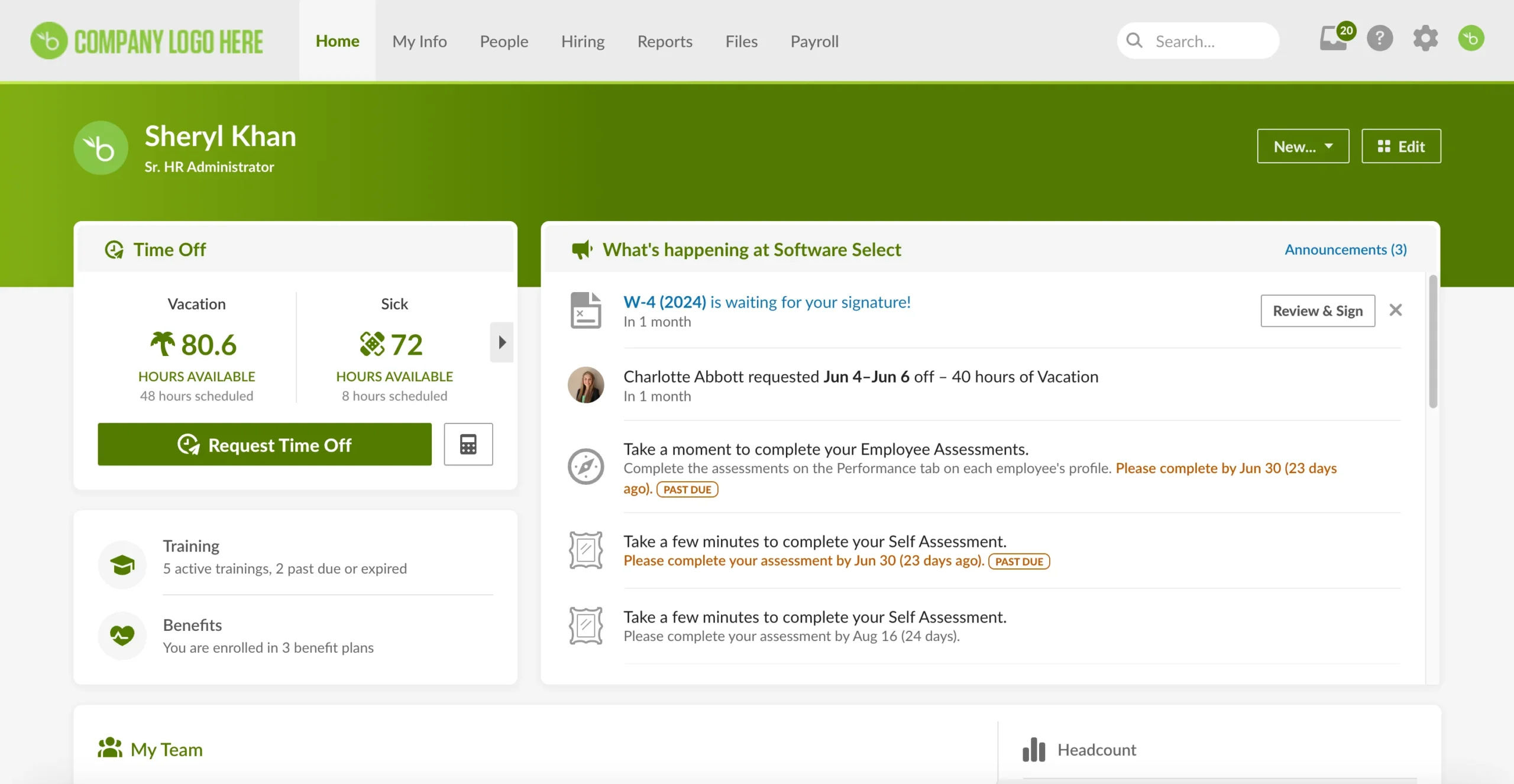 bamboohr factorial hr database software