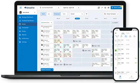 breathe hr employee database software