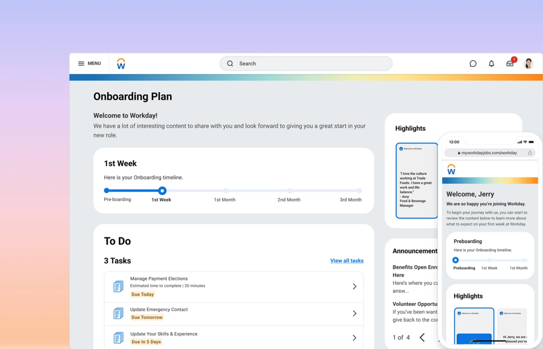 workday onboarding software remote employees