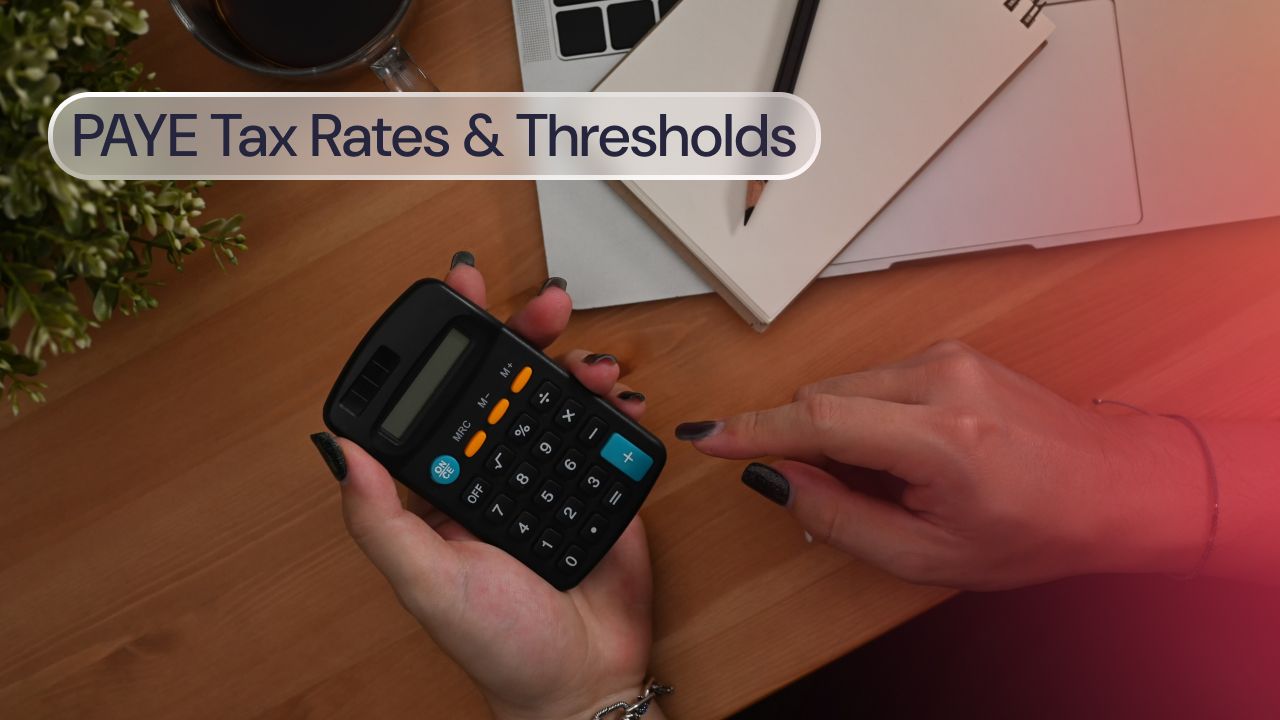 paye tax rates and thresholds
